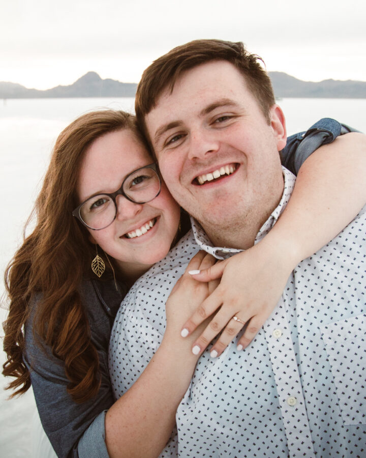 Cadie and I at the Salt flats